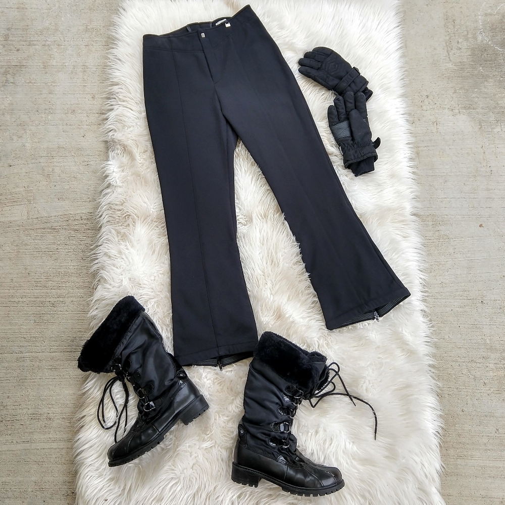 Nils Entrant Black Ski Snowboard Pants Boot Cut!